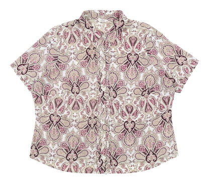 Womens UK Size 20 Marks and Spencer Multicoloured  Button-Up