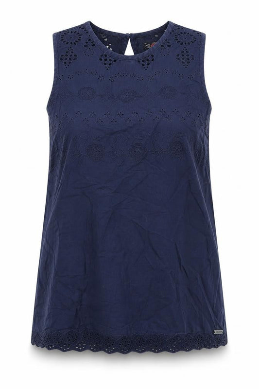 Womens UK Size L Superdry Blue  Tank