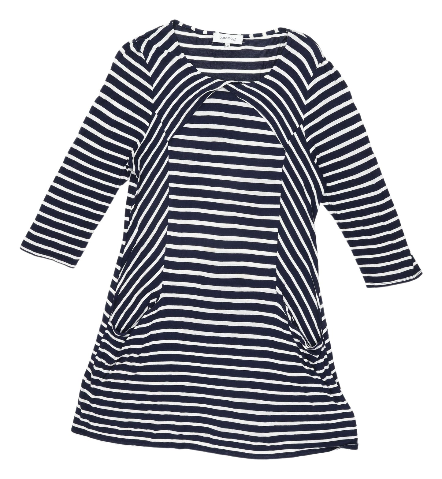 Paramour Women's Striped Shift Dress L/XL