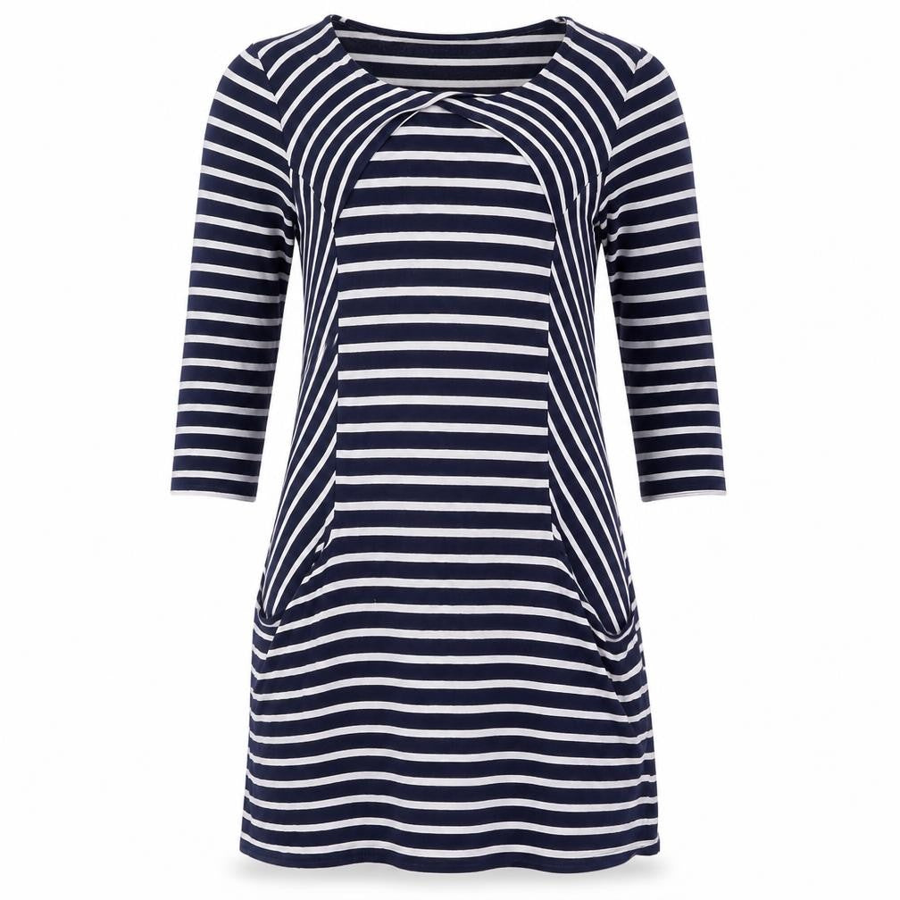 Paramour Women's Striped Shift Dress L/XL