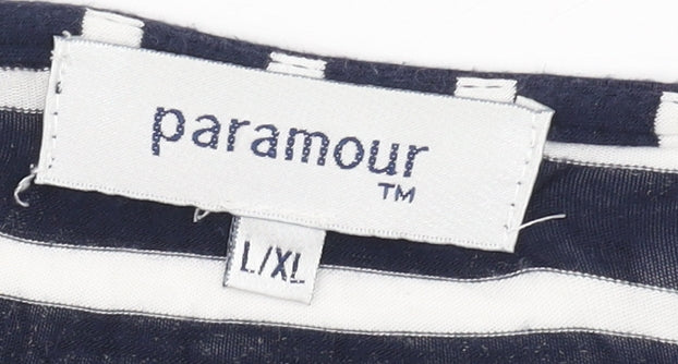 Paramour Women's Striped Shift Dress L/XL