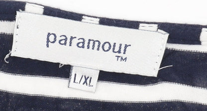Paramour Women's Striped Shift Dress L/XL