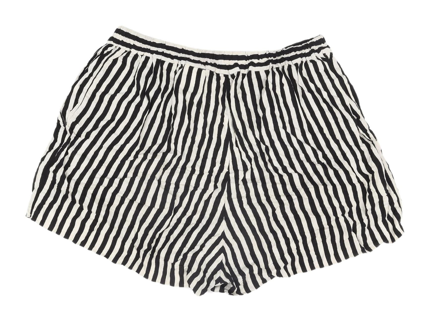 H&M Women's Striped Culotte Shorts