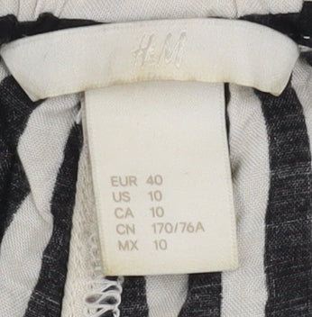 H&M Women's Striped Culotte Shorts