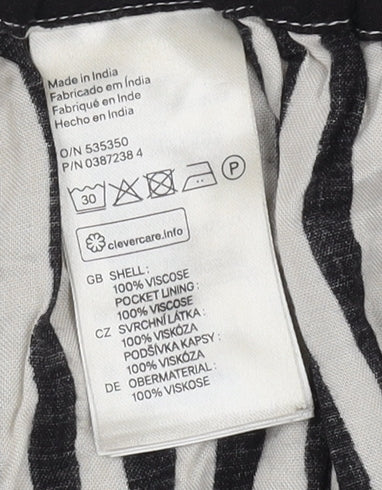 H&M Women's Striped Culotte Shorts