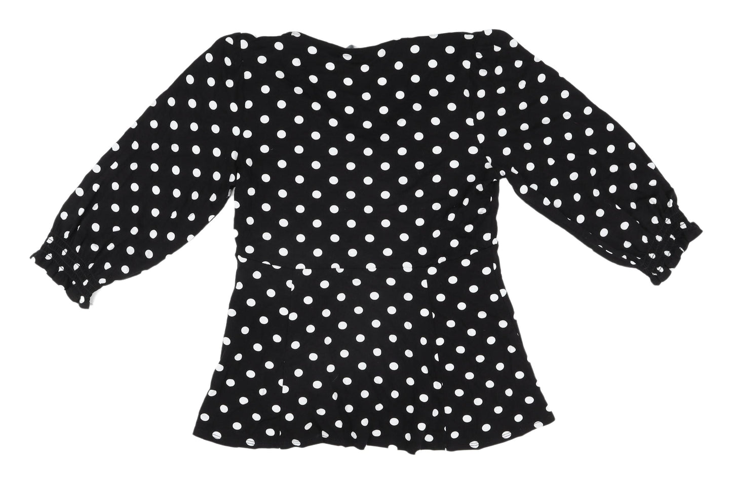 Womens UK Size 12 Friends Like These Black Wrap Blouse