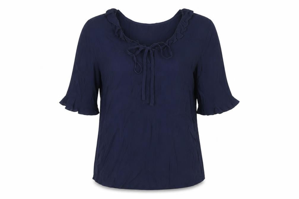 Womens UK Size 8 Marks and Spencer Blue  Blouse