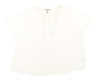 Womens UK Size 12 H&M White Basic Blouse