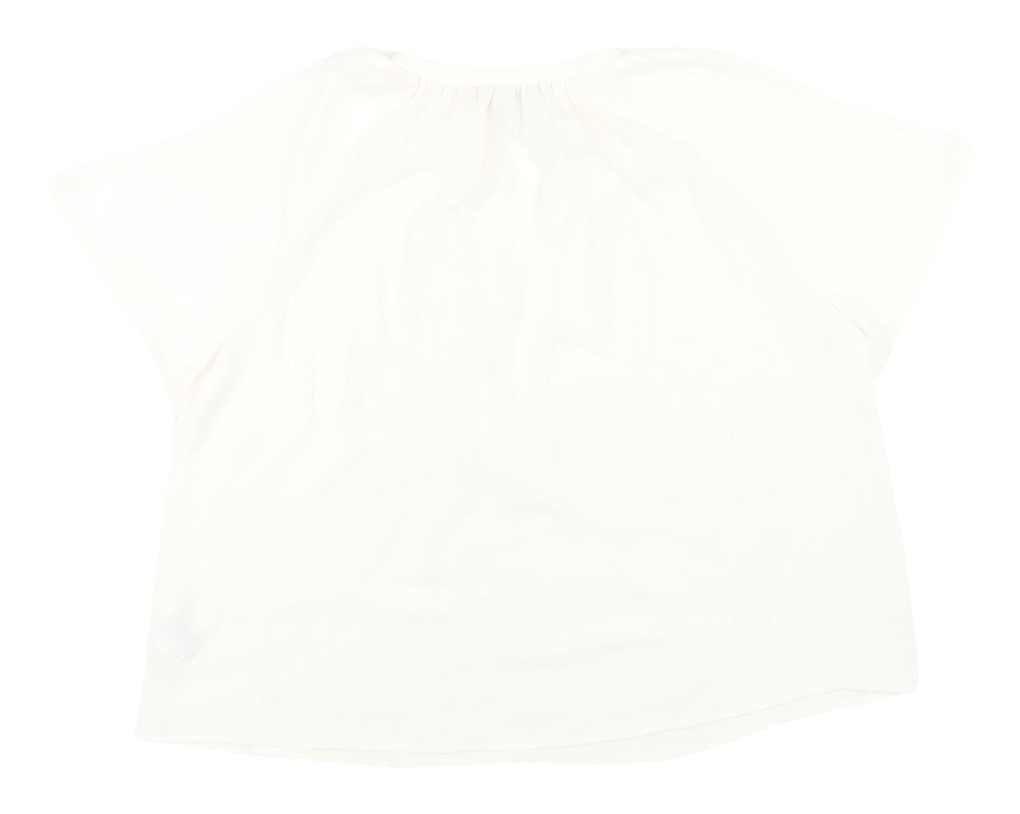 Womens UK Size 12 H&M White Basic Blouse