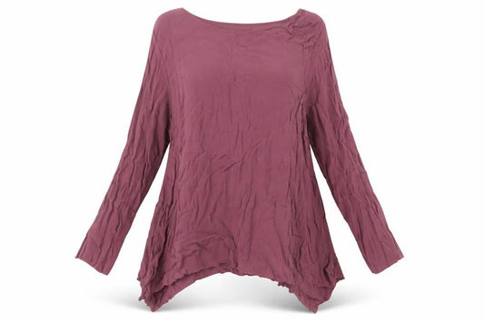 Womens UK Size M Phase Eight Purple Tunic Blouse
