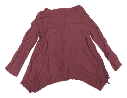 Womens UK Size M Phase Eight Purple Tunic Blouse