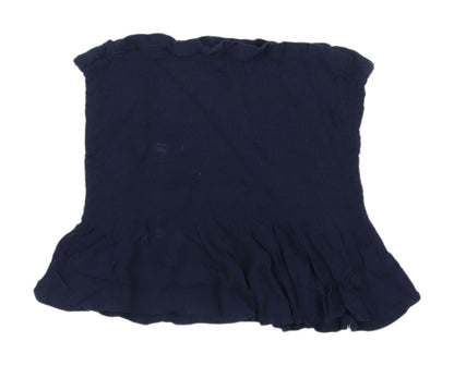 Womens UK Size 14 NEXT Blue Basic Blouse