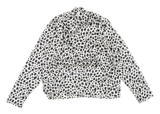 Womens UK Size S Zara White Basic Blouse