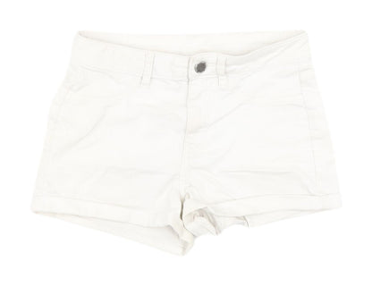 H&M Women’s White Chino Shorts, Size 6