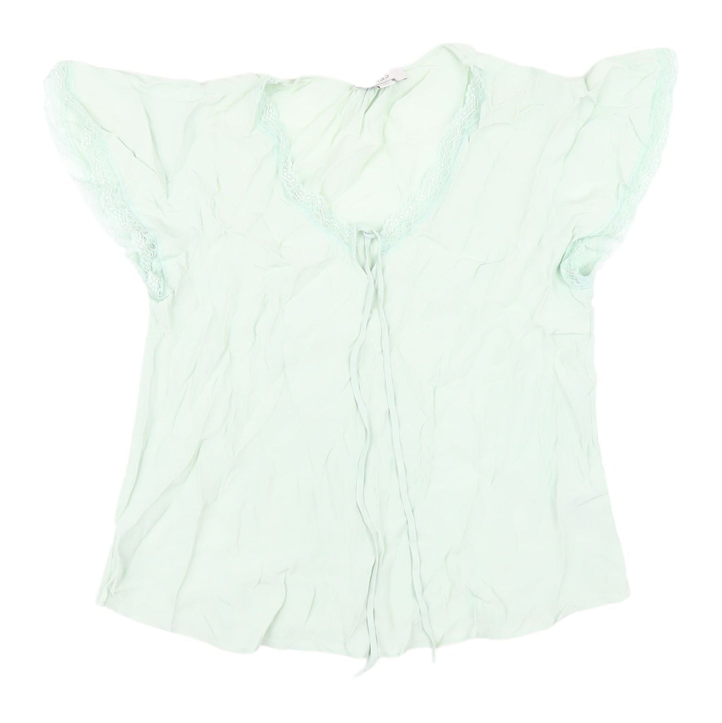 Womens UK Size 8 Marks and Spencer Green  Blouse