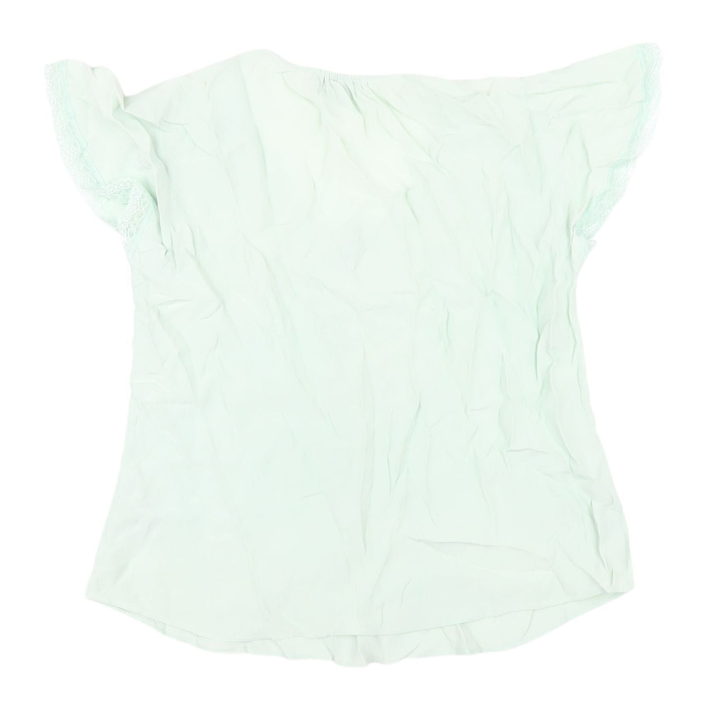 Womens UK Size 8 Marks and Spencer Green  Blouse