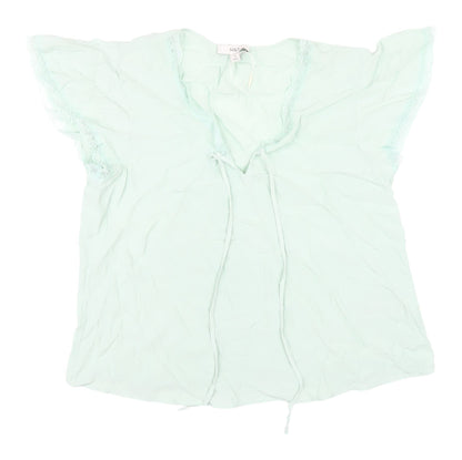 Womens UK Size 12 Marks and Spencer Green  Blouse