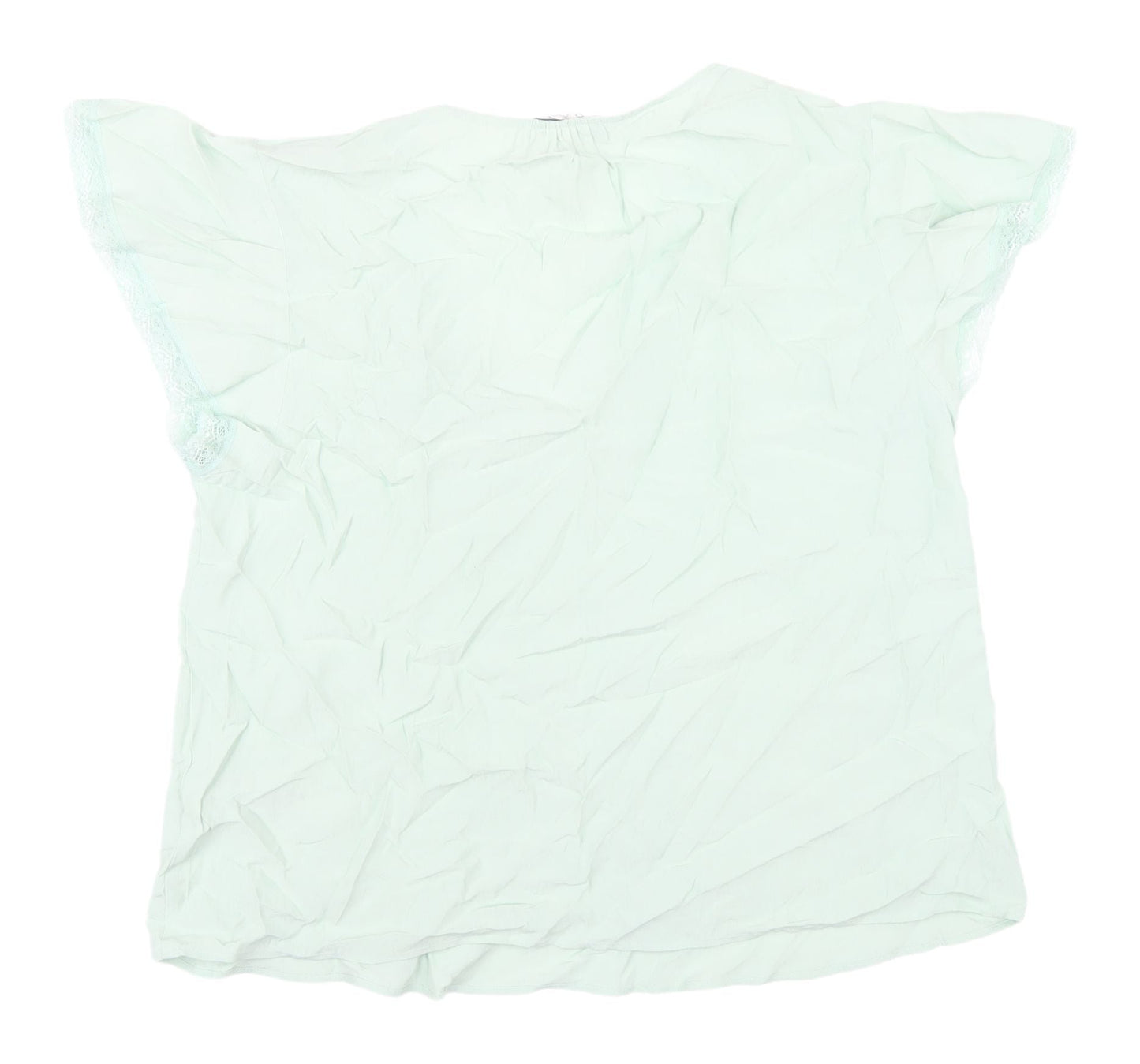Womens UK Size 12 Marks and Spencer Green  Blouse