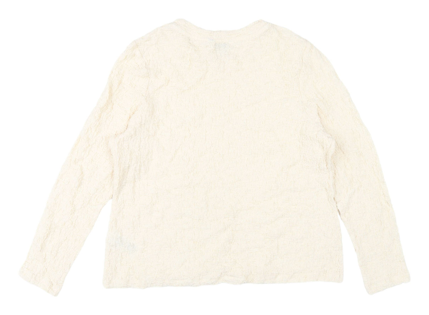 Womens UK Size 20 Marks and Spencer Ivory Basic Blouse