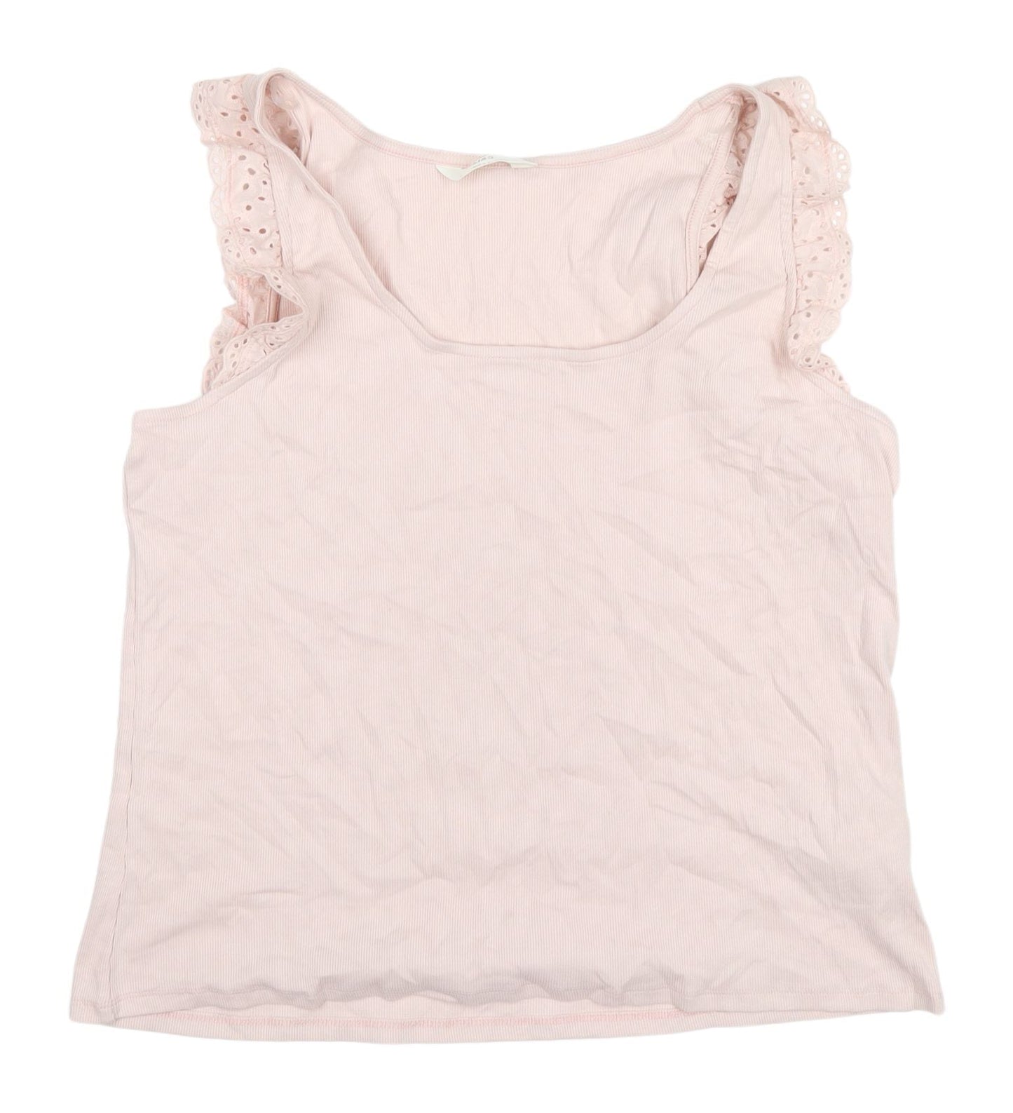 Womens UK Size XL Marks and Spencer Pink Basic Tank