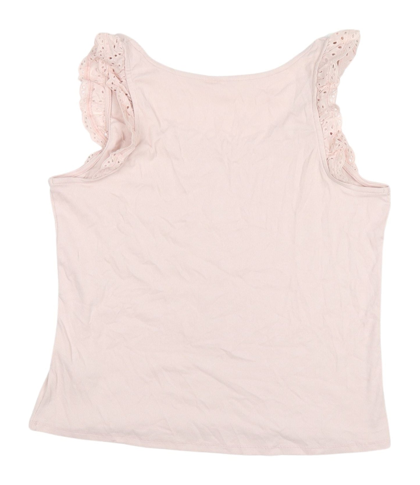 Womens UK Size XL Marks and Spencer Pink Basic Tank