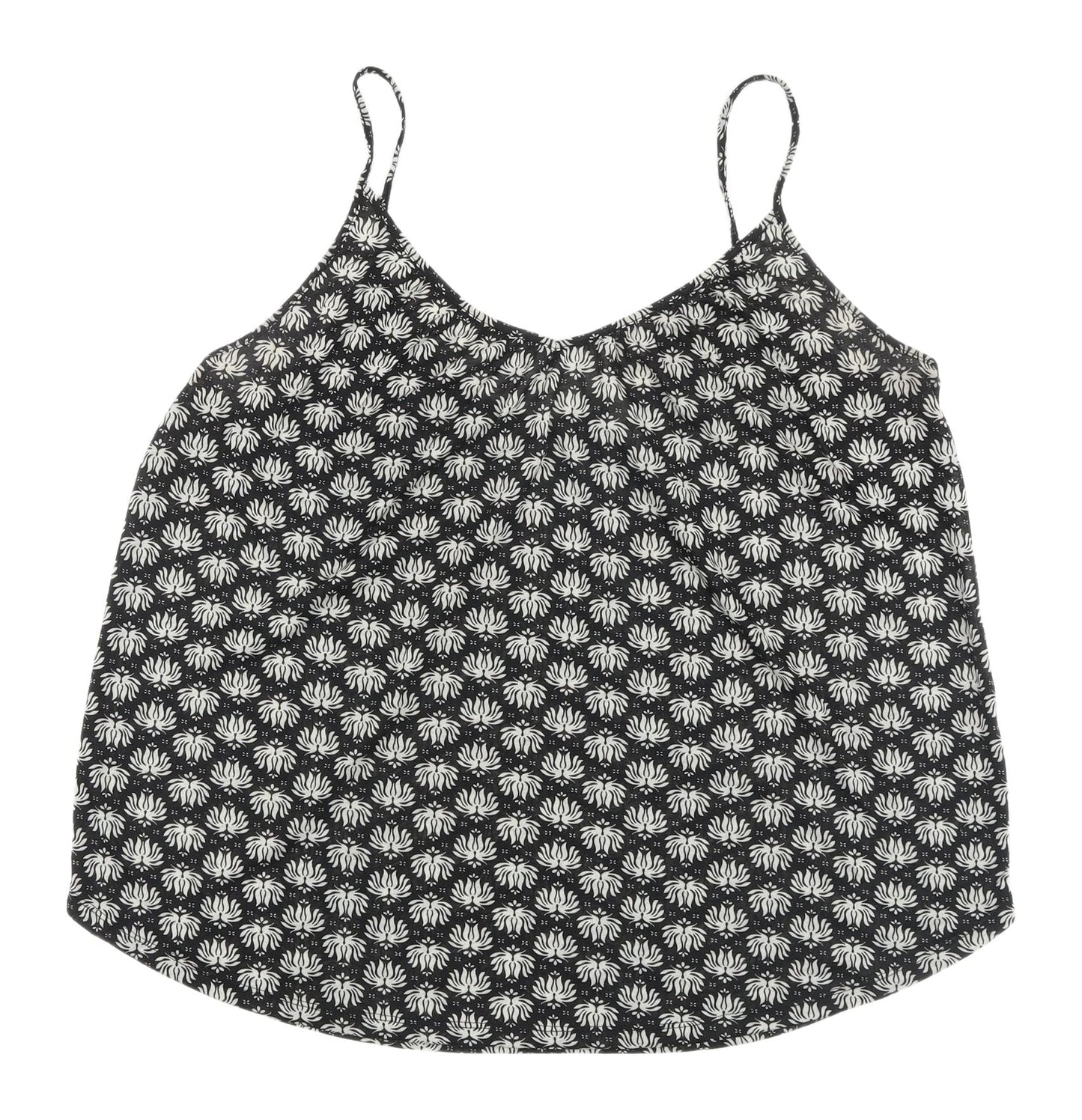 Womens UK Size L H&M Black Camisole Tank