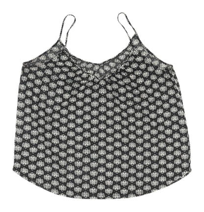 Womens UK Size L H&M Black Camisole Tank
