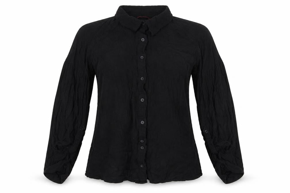 Womens UK Size 12 Misspap Black  Button-Up