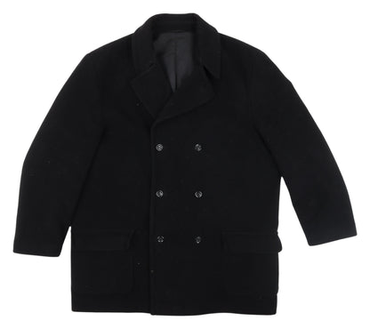 Unisex Adults UK Size 32 Canda Black Pea Coat