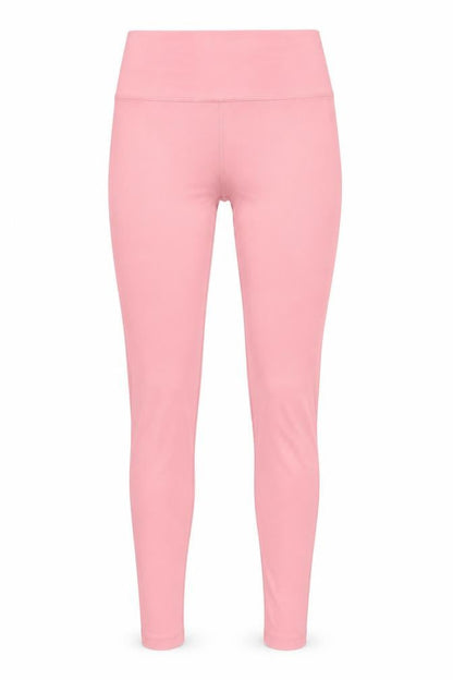 PrettyLittleThing Pink Ankle Leggings UK 6 Activewear