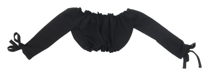 New Look Women's Black Off Shoulder Top Size 10