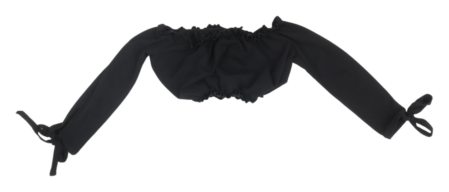 New Look Women's Black Off Shoulder Top Size 10