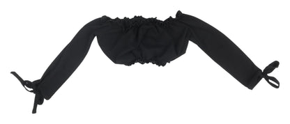 New Look Women's Black Off Shoulder Top Size 10