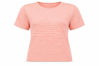 Womens UK Size 10 Honor Millburn Pink Basic T-Shirt