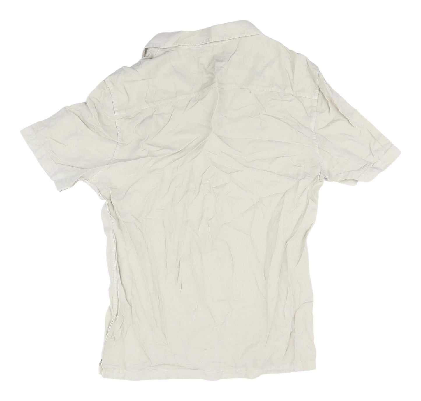 Autograph Beige Button-Up Shirt M Unisex Comfortable