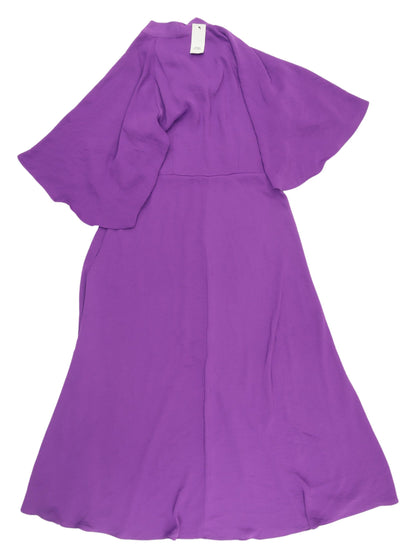 River Island Women's Purple Midi Fit & Flare Dress