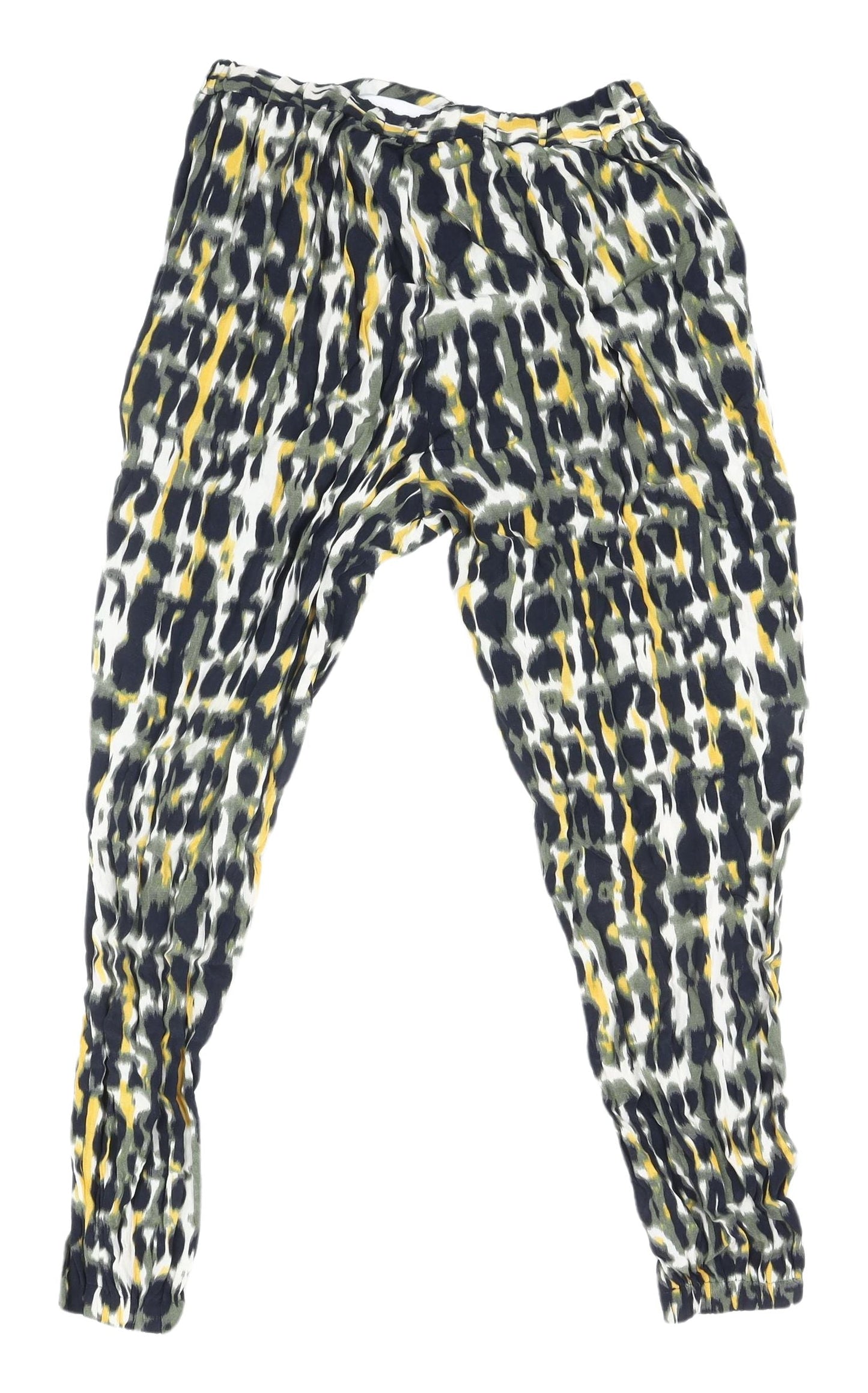 Womens UK Size 12 Marks and Spencer Relaxed Fit Jogger Multicoloured Trousers
