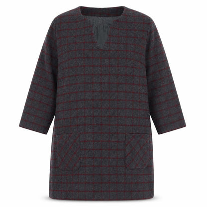 East Women's Multicoloured Check Shift Dress Size 16