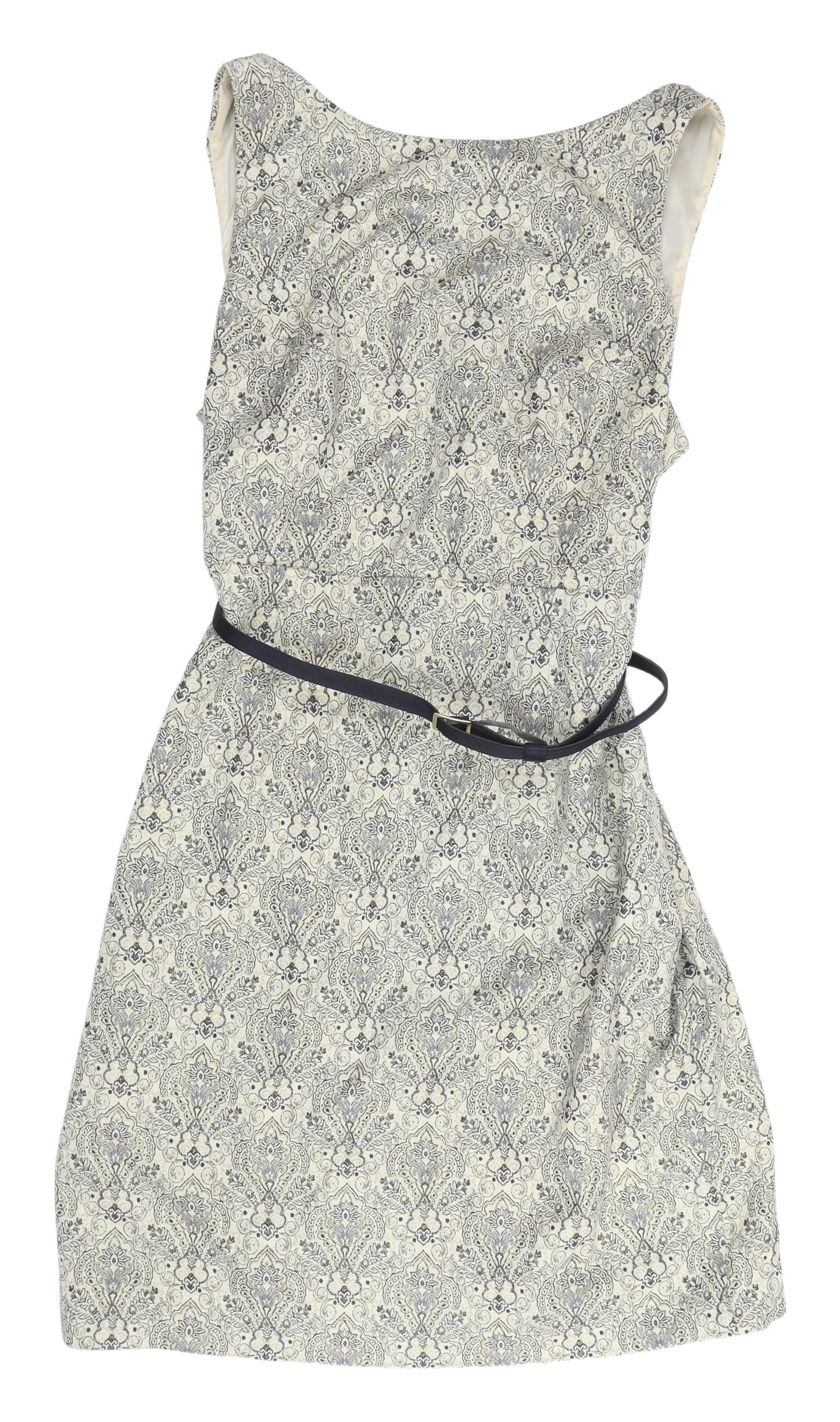 Monsoon Women's Ivory Paisley Sleeveless Shift Dress