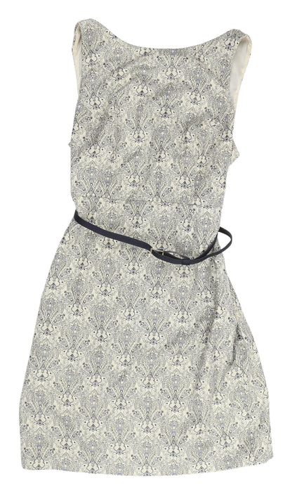 Monsoon Women's Ivory Paisley Sleeveless Shift Dress