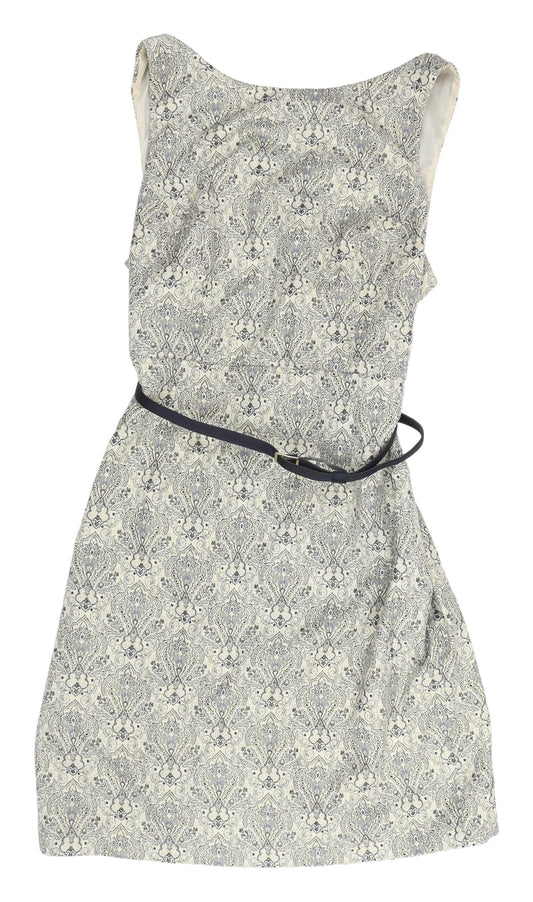 Monsoon Women's Ivory Paisley Sleeveless Shift Dress