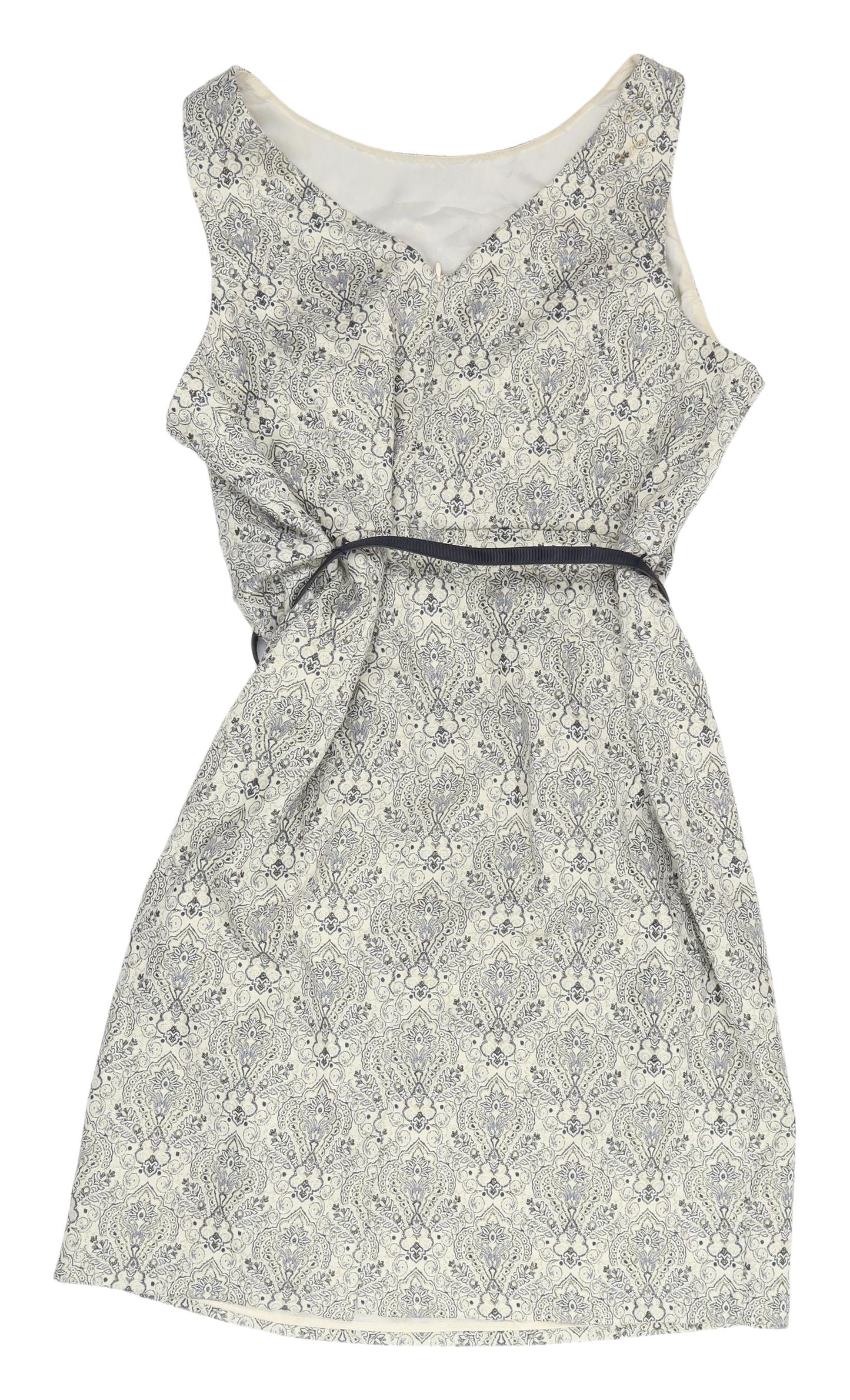 Monsoon Women's Ivory Paisley Sleeveless Shift Dress