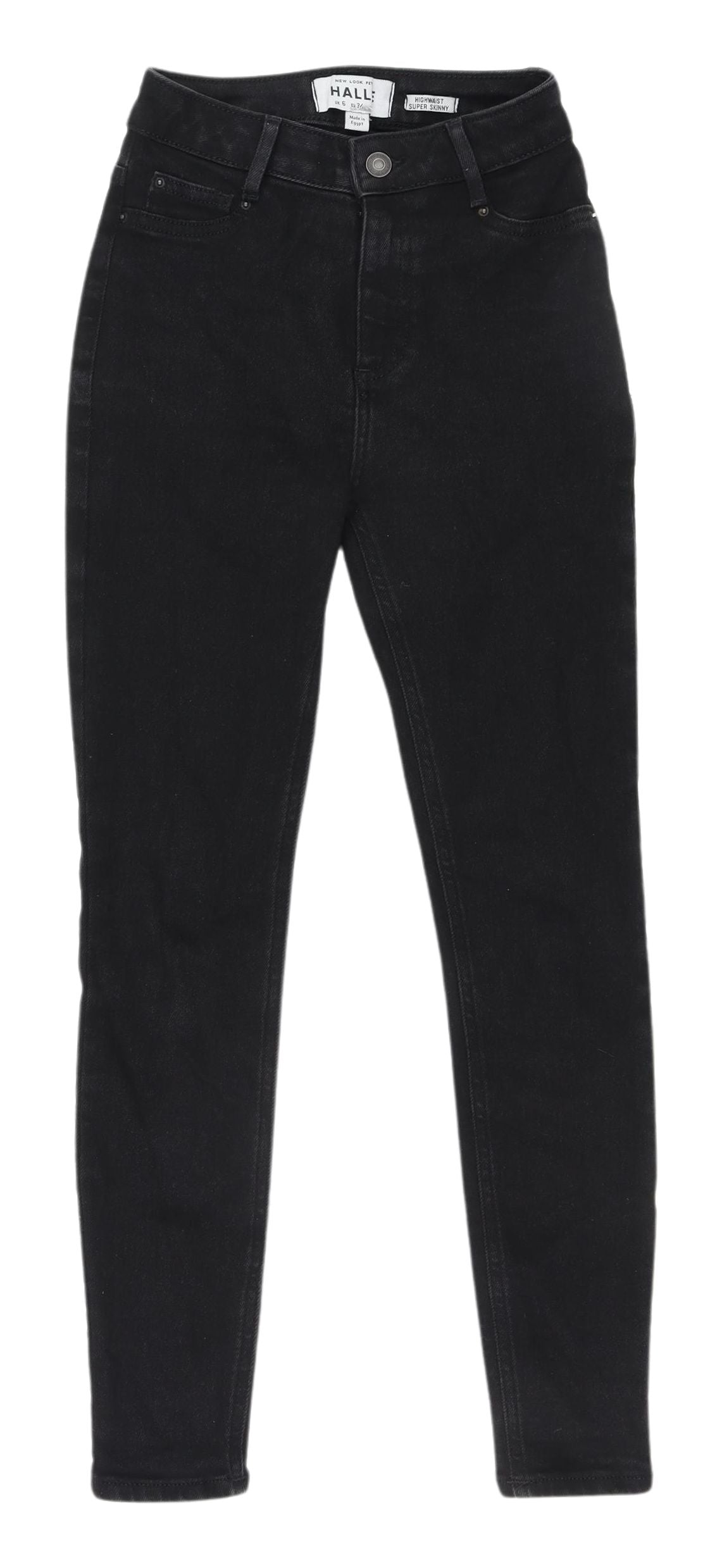 New Look High Rise Skinny Black Jeans Women Size 6