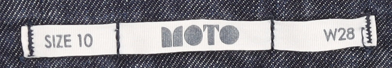 Moto Women's Blue Denim Shorts Size 10