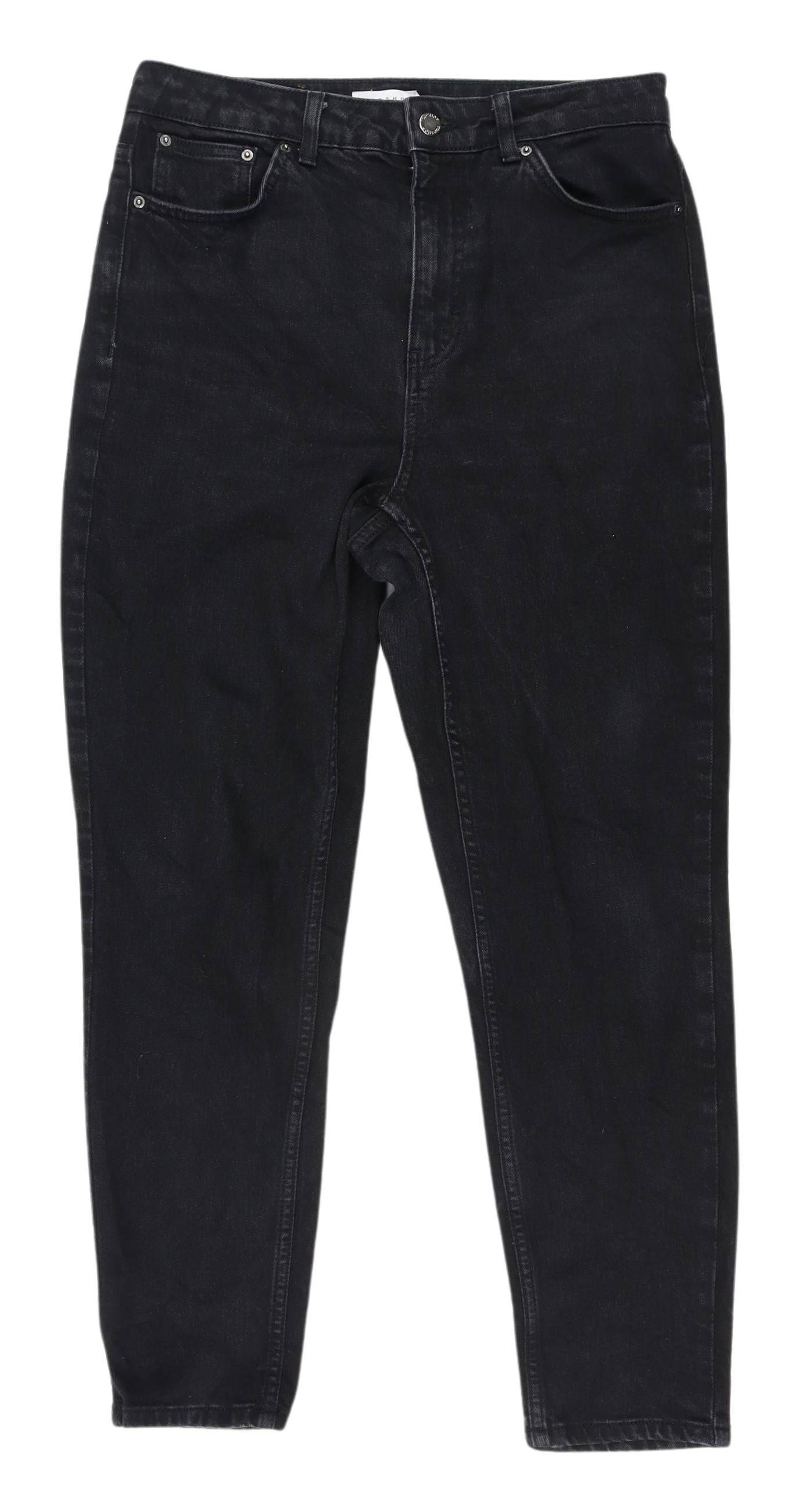 Topshop Women’s Black Straight Jeans Size 30