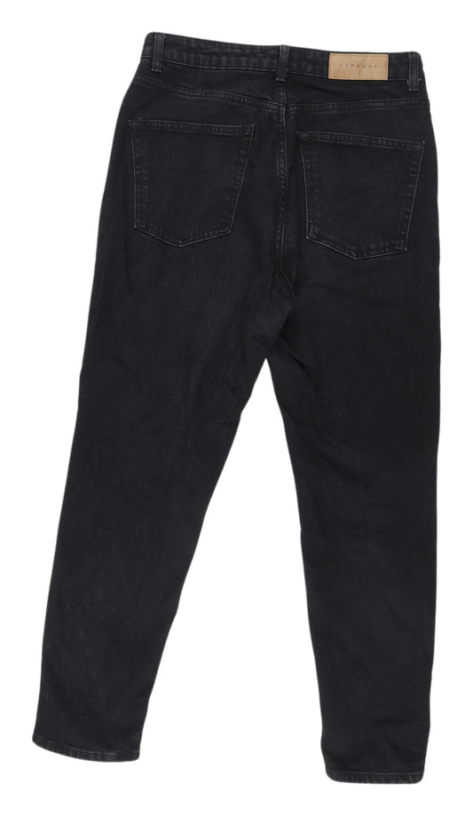 Topshop Women’s Black Straight Jeans Size 30