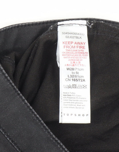 Topshop Women's Black Skinny Jeans Size 10
