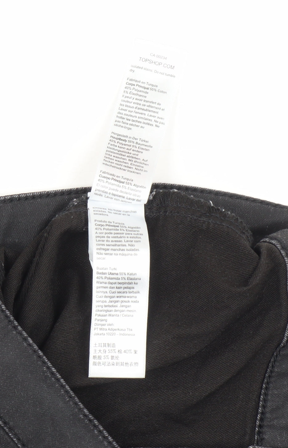 Topshop Women's Black Skinny Jeans Size 10