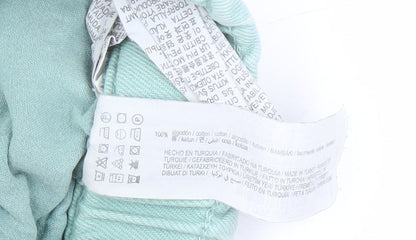 Pull & Bear Women's Green Mom Jeans - Size 8