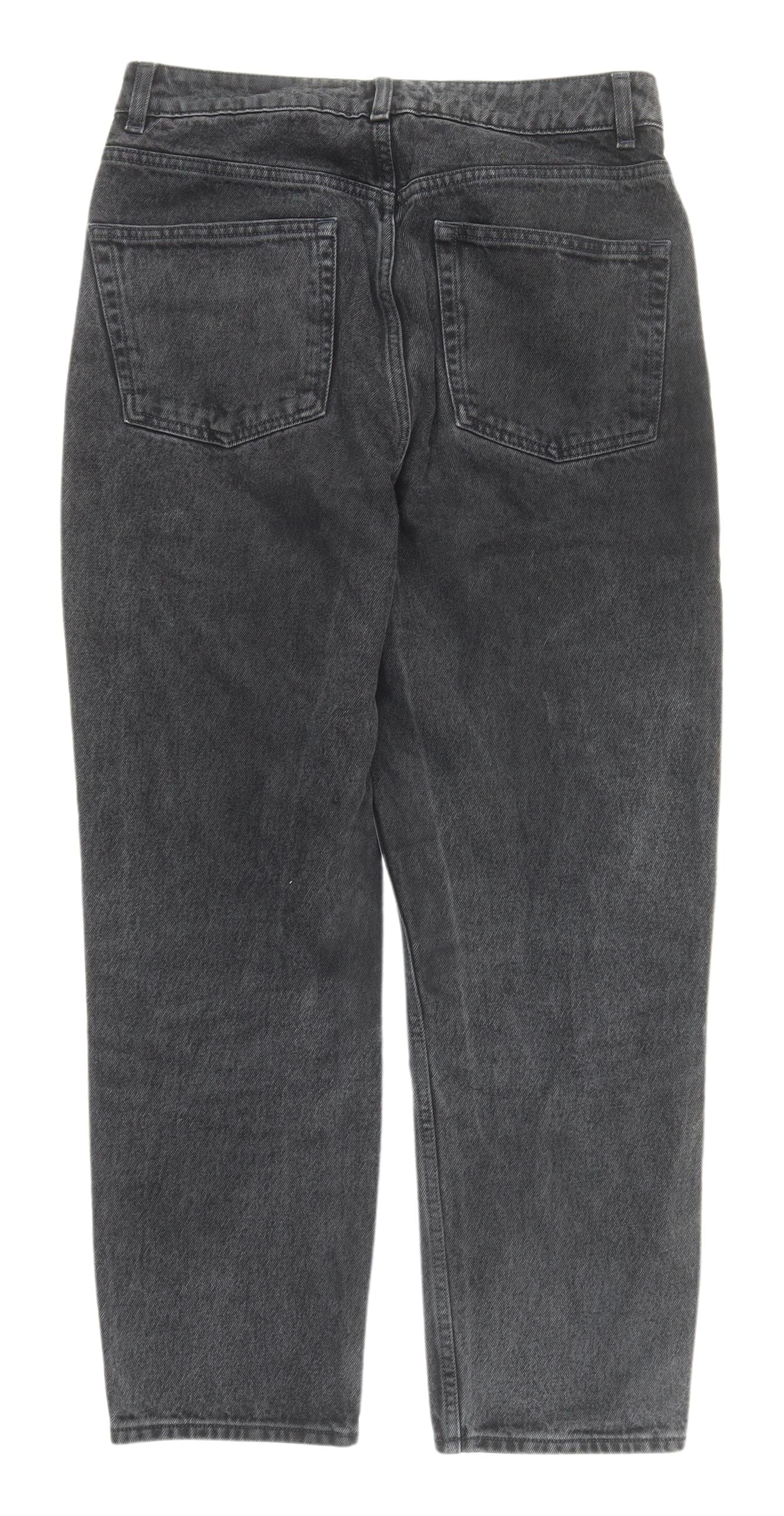 ASOS Women's Black Straight-Leg Jeans Size 8